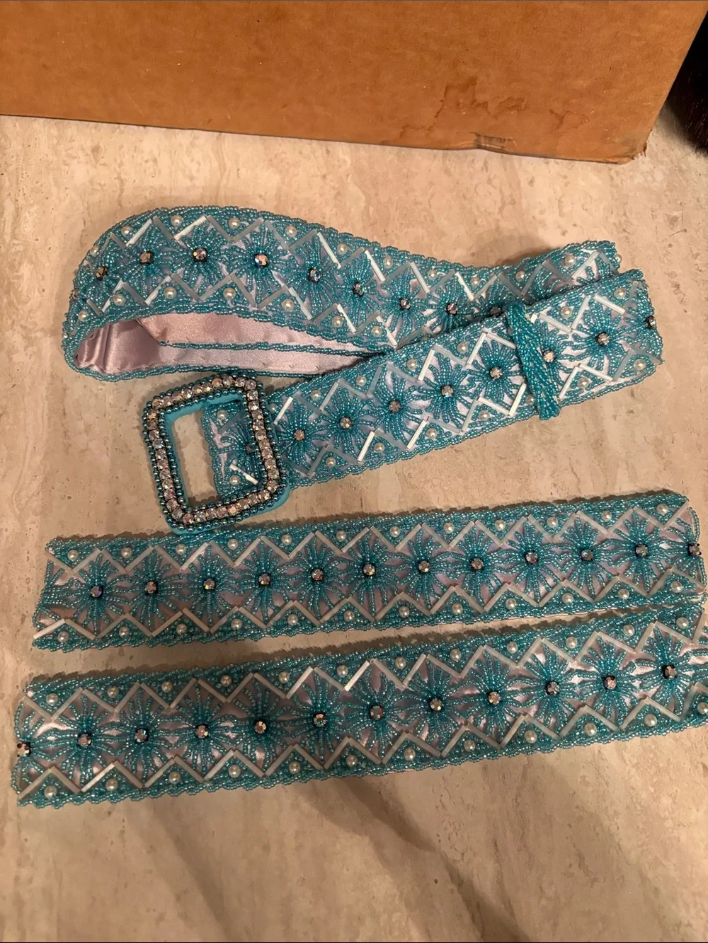 Turquoise Beaded Women's Decorative Belt